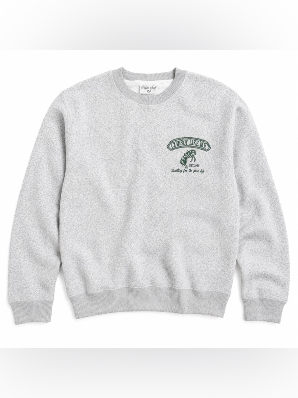 Taylor Swift Cowboy Like Me Evermore Crewneck Women’s 4XL Western Embroidered